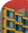A apartment exterior with modern style