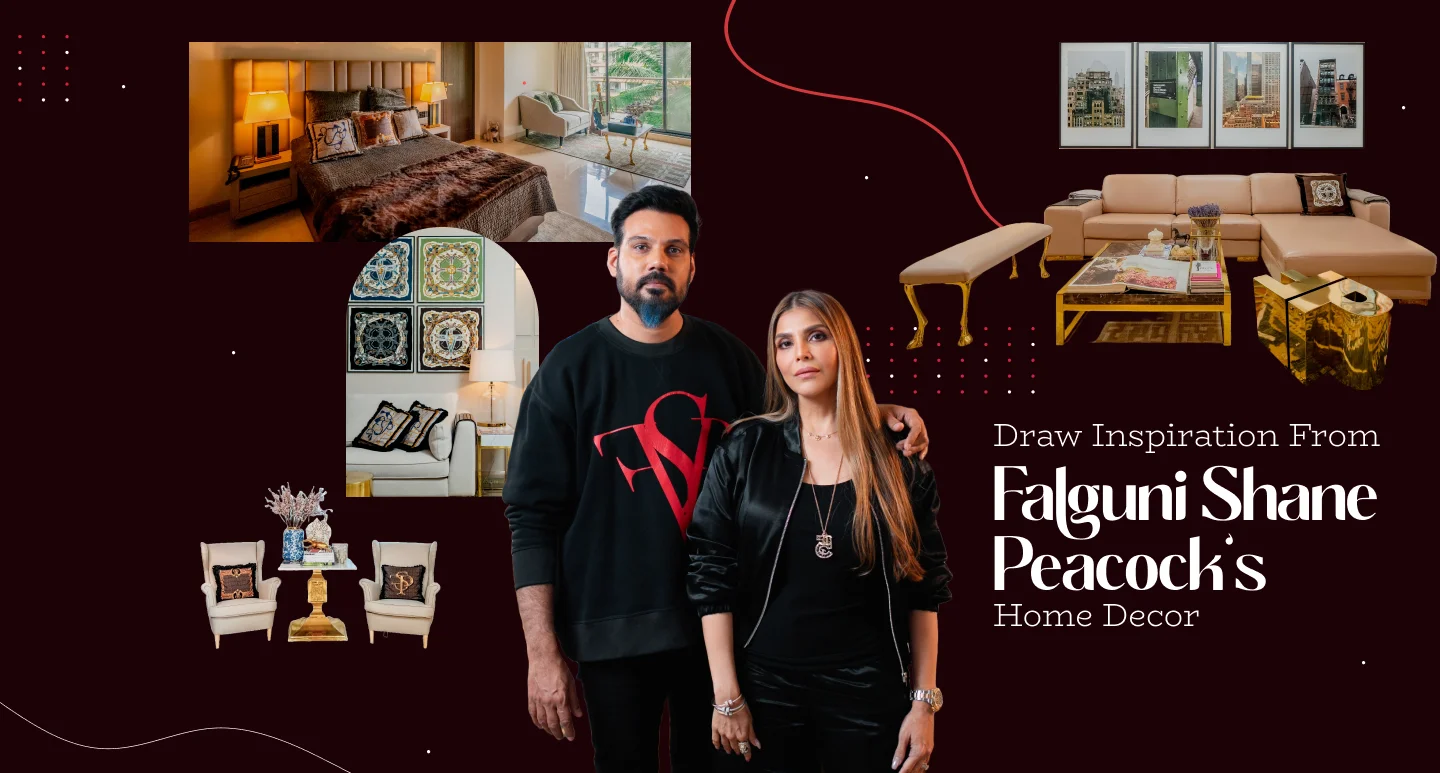 Banner Image to explore style similar to Falguni Shane Peacock's home and glimpses into their home