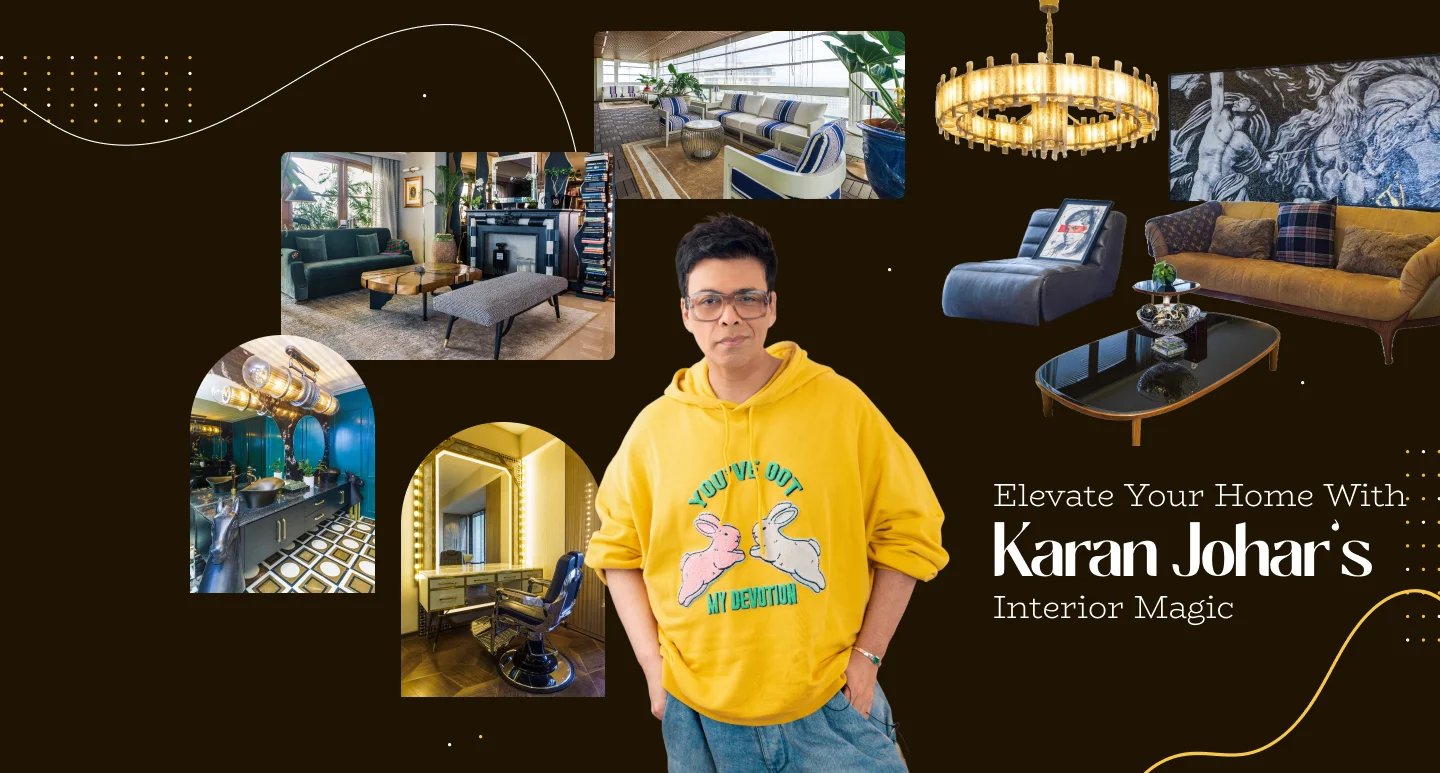 Banner Image to explore style similar to Karan Johar 's home and glimpses into his home