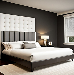 Bed back design with tufted wall for your bedroom design - Asian Paints