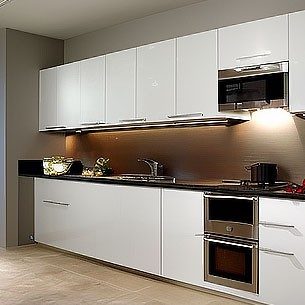 Sleek & chic two colour combination kitchen laminate colour for your kitchen design - Asian Paints Sleek & chic two colour combination kitchen laminate colour for your kitchen design - Asian Paints