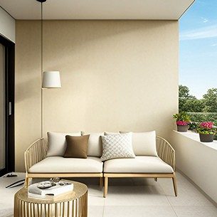 Cream & off white balcony wall colour combination ideas for your space - Asian Paints Cream & off white balcony wall colour combination ideas for your space - Asian Paints
