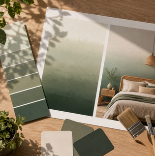 Choosing the Right Colour Palette for an Ombre Wall