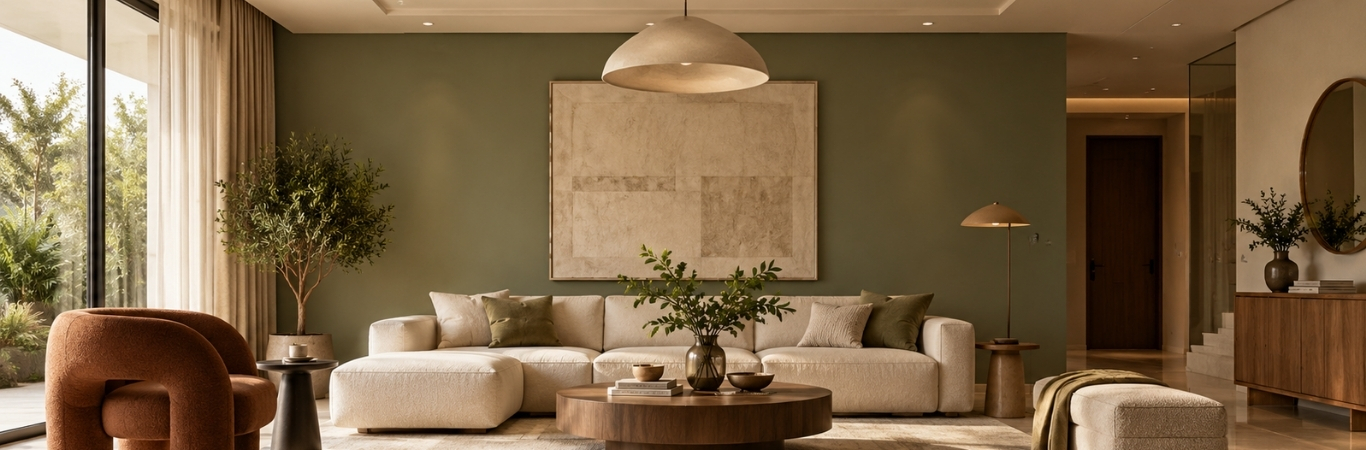 Ceiling, Wall and Floor Colour Combinations
