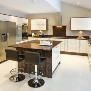 Cream Colour Kitchen - Asian Paints