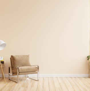 Cream Colour Living Room - Asian Paints