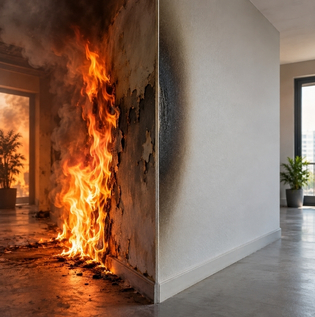How Fire Retardant Paint Slows Flame Spread