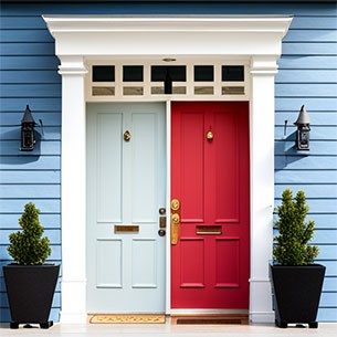 Red Front Door Combinations - Asian Paints Red Front Door Combinations - Asian Paints