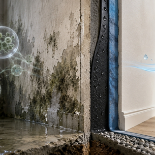 how waterproofing prevents mold, damp walls & indoor air issues