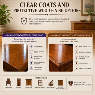 Clear Coats and Protective Wood Finish Options