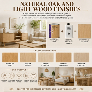 Natural Oak and Light Wood Finishes