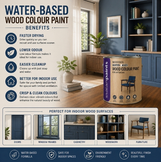 Water-Based Wood Colour Paint Benefits