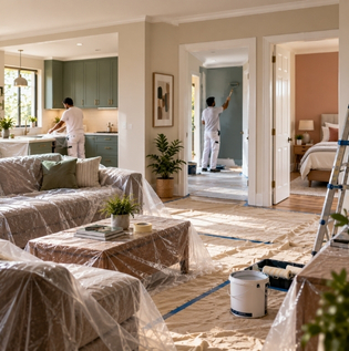 Keeping Home Usable During Interior Painting