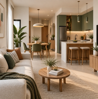 Maximizing Space in Compact Open Living Areas