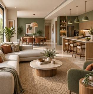 Strategies for Visual Continuity Across Living Areas