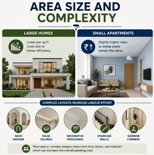 How Area Size and Design Complexity Affect Painting Cost