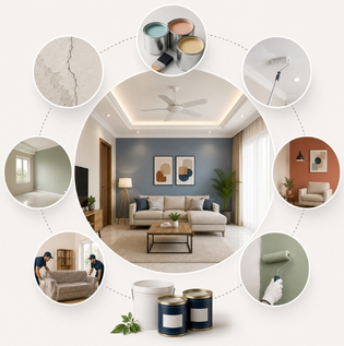 Interior House Painting Cost Factors