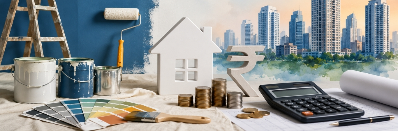 Painting Cost Per Sq Ft in India: Labour, Materials and City-Wise Rates