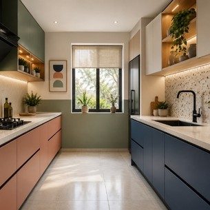 Trending Parallel Kitchen Colour Combinations Trending Parallel Kitchen Colour Combinations