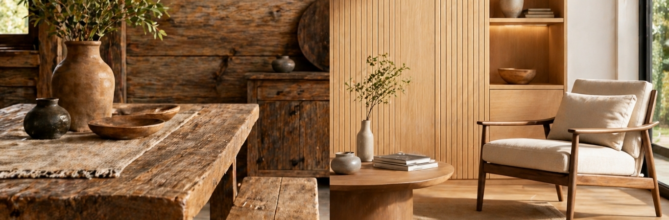 Rustic vs Modern Wood Finishes: Find Your Aesthetic Style