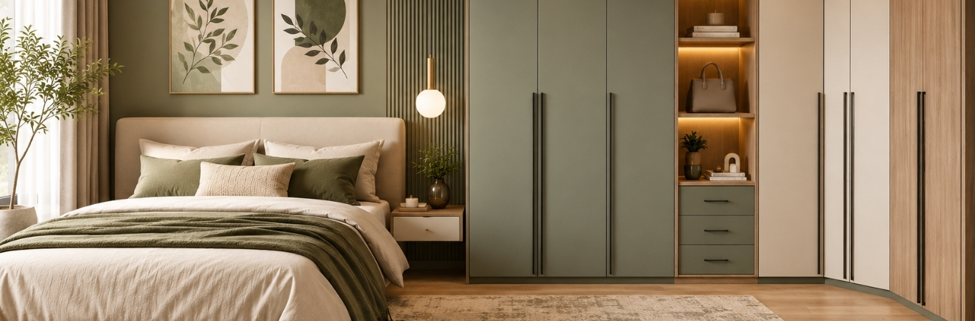 Smart Wardrobe Colour Combinations for Bedrooms