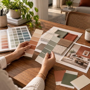 Using a Colour Catalogue to Build a Cohesive Colour Palette