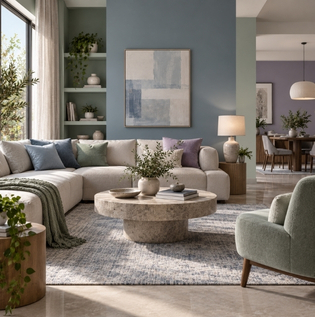 Popular Cool Paint Shades for Homes