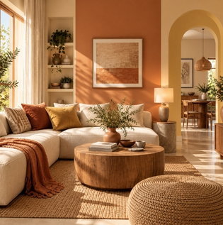 Popular Warm Paint Shades for Homes
