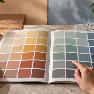 Warm vs Cool Paint Shades in a Colour Catalogue Warm vs Cool Paint Shades in a Colour Catalogue