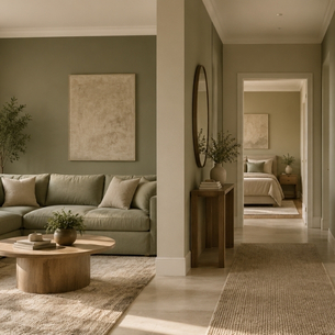 Whole Home Colour Palette Using a Single Colour Family