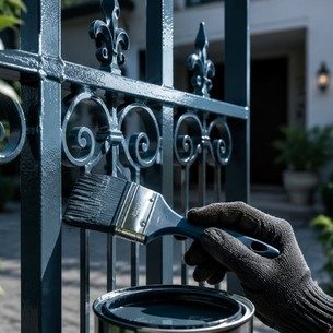 Why use enamel paint on metal? Benefits for gates, grills and railings Why use enamel paint on metal? Benefits for gates, grills and railings