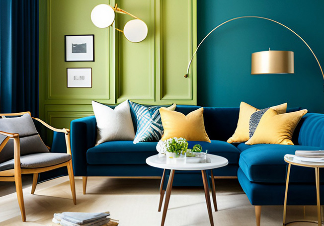 Two-tone colour combination to make your room look bigger - Asian Paints