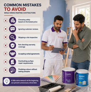 Common Mistakes When Hiring Painters