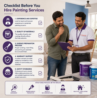 Essential Checklist Before Hiring Painters