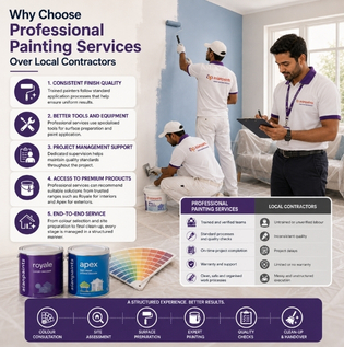 Professional Painting Services Compared to Local Contractors