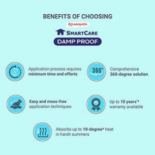 Benefits of Choosing SmartCare Damp Proof Waterproofing Products - Asian Paints Benefits of Choosing SmartCare Damp Proof Waterproofing Products - Asian Paints
