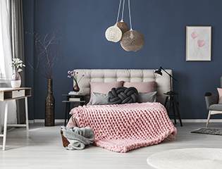 Blush pink two colour combination  ideas � Asian Paints