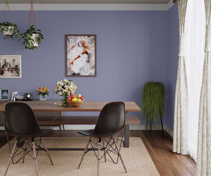 Try Mulberry House Paint Colour Shades for Walls - Asian ...