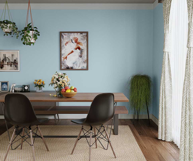Try Bali Blue House Paint Colour Shades for Walls - Asian ...