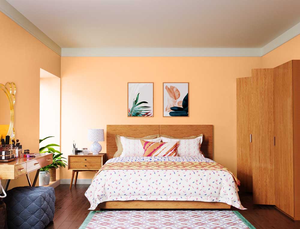 Try Warm Glow House Paint Colour Shades for Walls - Asian Paints