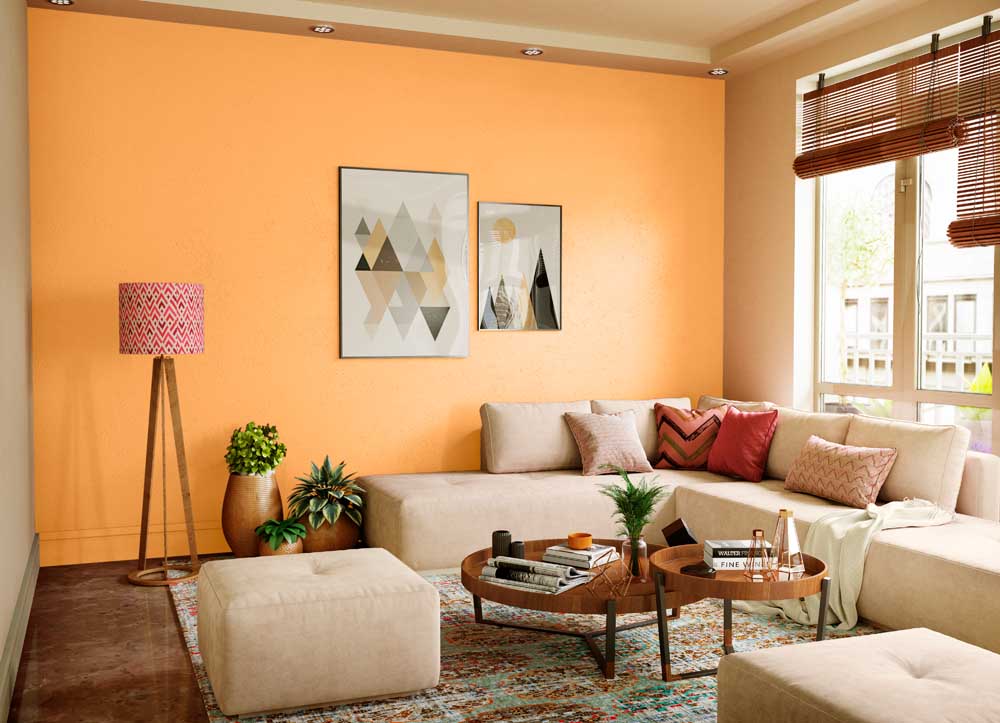 Try Roasted Sesame House Paint Colour Shades for Walls - Asian Paints