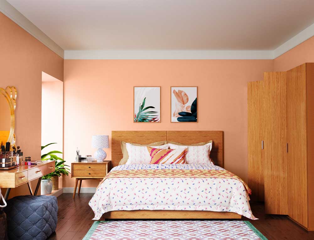colour combination of bedroom walls