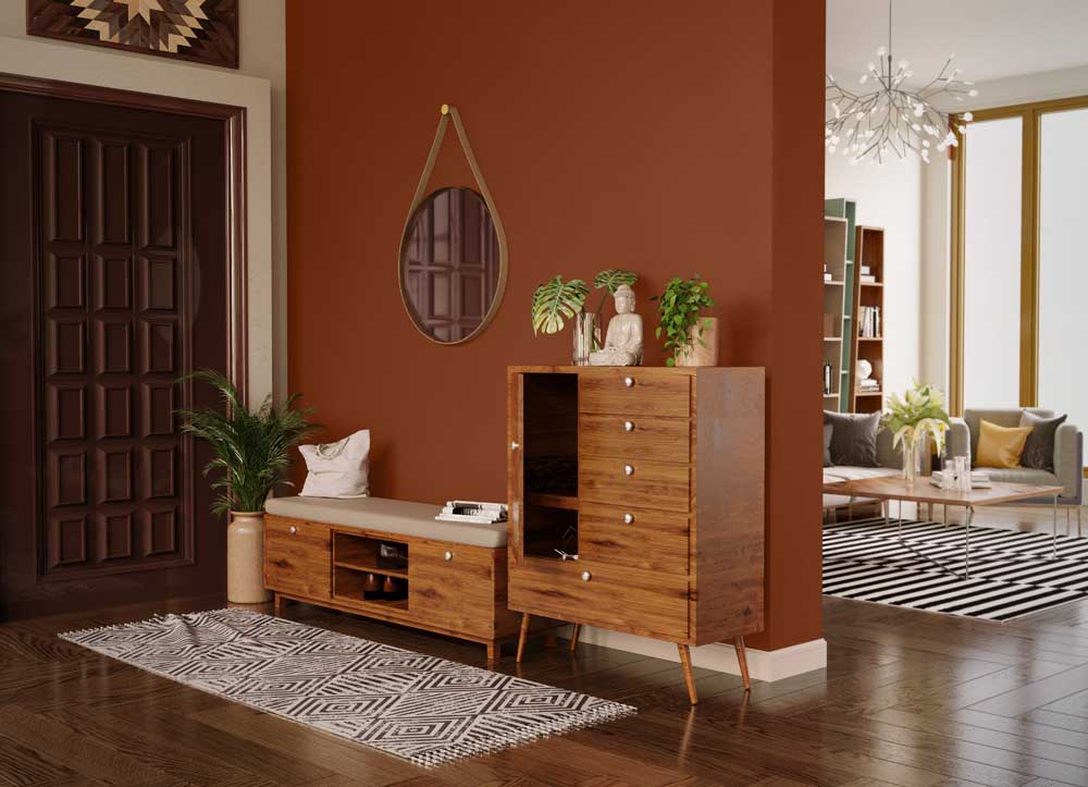 Earthy Brown Wall Painting Colour: 2200 Paint Colour Shades by Asian Paints