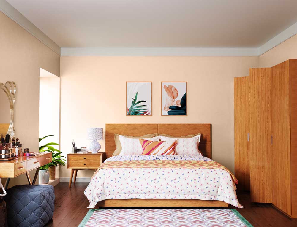 Try Flawless Peach House Paint Colour Shades for Walls - Asian Paints