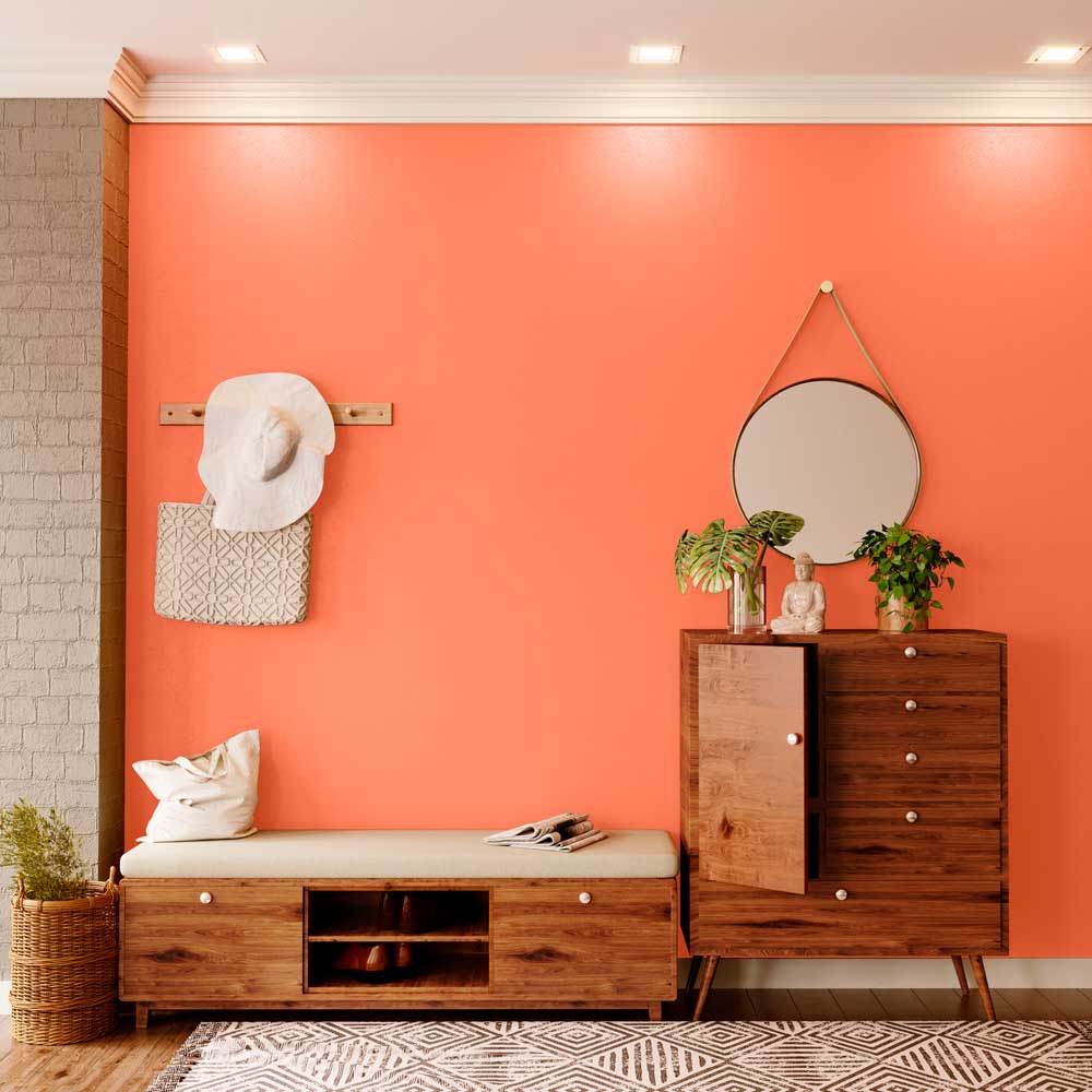 Try Tropical Peach House Paint Colour Shades For Walls Asian Paints