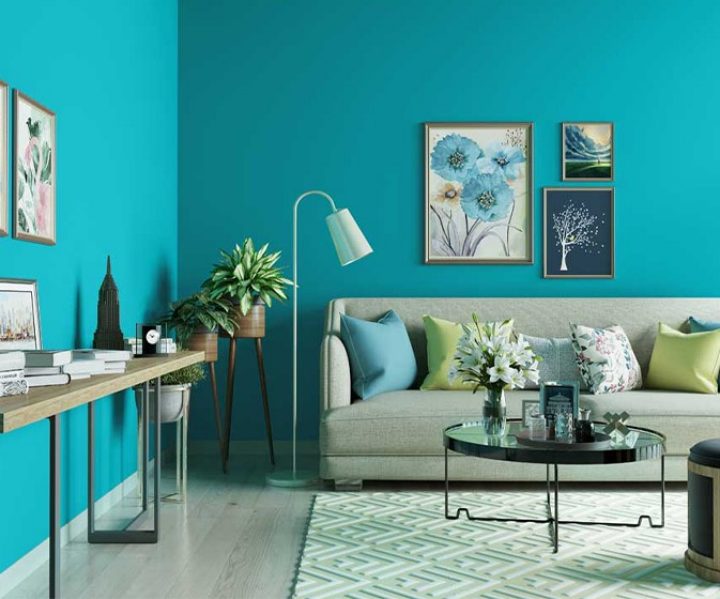 Try Rustic Turquoise House Paint Colour Shades for Walls - Asian ...