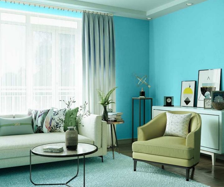 Try Magic Blue House Paint Colour Shades For Walls Asian Paints - Interior Wall Painting Colour Combinations Blue