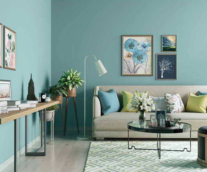 Try Still Aqua House Paint Colour Shades for Walls - Asian Paints