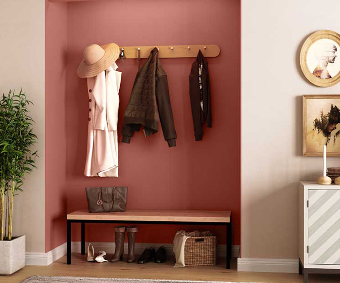 Try Cinnamon Sprinkle N House Paint Colour Shades For Walls Asian Paints - Warm Apricot Paint Color