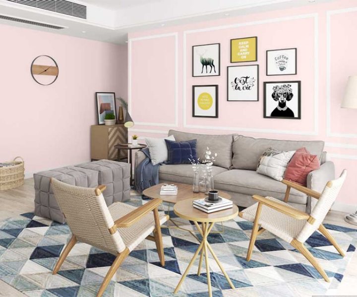 Try Pink Mist House Paint Colour Shades For Walls Asian Paints